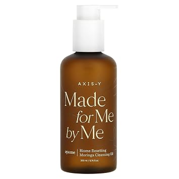 AXIS-Y Biome Resetting - Aceite limpiador de moringa, nutritivo y de hidratación profunda, cuidado de la piel coreano para todo tipo de piel (6.76 onzas líquidas)