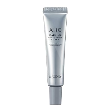 AHC Hidratación Estética Cosméticos Hidratante Facial Crema Esencial de Ojos para la Cara Antienvejecimiento Hidratante Cuidado de la Piel Coreano OZ, 0.33 onzas