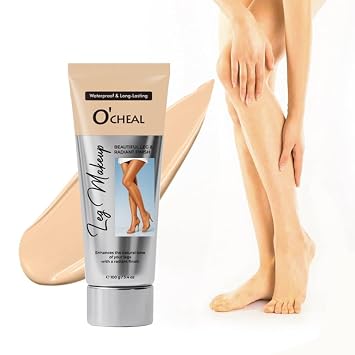 O'CHEAL Crema de maquillaje impermeable para piernas, cubierta de tatuaje sin transferencia y corrector de cicatrices, base corporal de larga duración para piel impecable, cobertura de venas varicosas