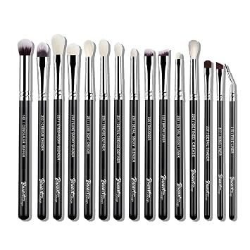 Bueart Design Juego de brochas de maquillaje para sombra de ojos de cabello