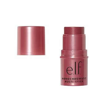 e.l.f. Multibarra monocromática, color lujosamente cremoso y mezclable para ojos, labios y mejillas, vegano y libre de crueldad, bayas luminosas, 0.17 onzas