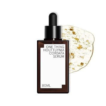 ONE THING Houttuynia Cordata Serum 2.7 Fl Oz | Heartleaf HA Ácido Hialurónico Calmante Hidratante Ampolla Facial Vegana para Piel Grasa Propensa al Acné, Alivio de la Barrera de Enrojecimiento de