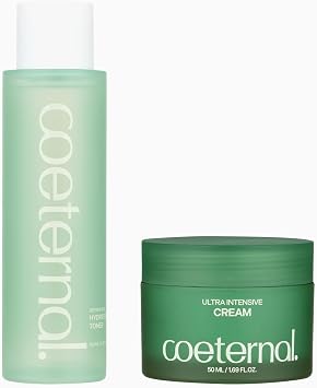 Prep + Seal Set, tóner de hidratación refrescante y crema ultra intensiva, cuidado de la piel coreano