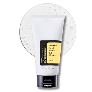 COSRX Advanced Snail Mucin Gel Cleanser para pieles sordas y sensibles