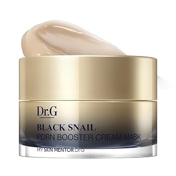 Dr. G Black Snail PDRN Booster Cream Mask, Korean Skincare, 1.69 fl oz