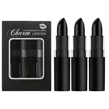 Juego de 3 lápices labiales aterciopelados mate, barra de pintura facial, ligero mate de alto pigmento, suave y antimanchas, para uso diario, Halloween, festivales, maquillaje de labios (01# 3