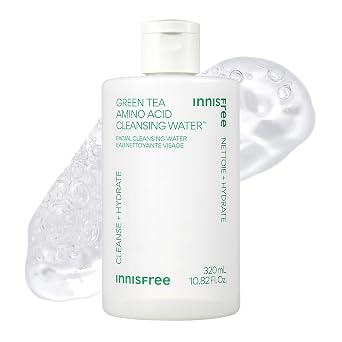 innisfree Agua limpiadora de aminoácidos de té verde | Removedor de maquillaje micelar hidratante | Cuidado de la piel coreano | Probado por dermatólogos