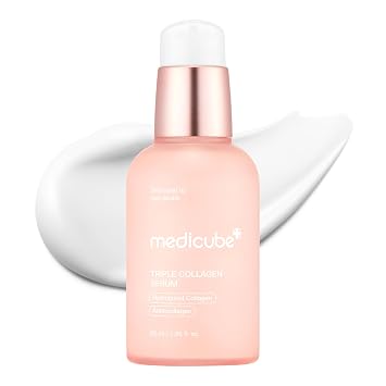 Medicube Triple Collagen Serum 1.85 fl.oz – Nutre la piel opaca con complejo de colágeno triple – Un suero ligero con niacinamida y ácido hialurónico – Cuidado de la piel coreano