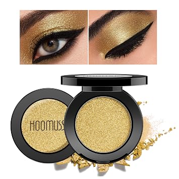 Gold Eyeshadow Shimmer - Paleta de sombra de ojos de larga duración