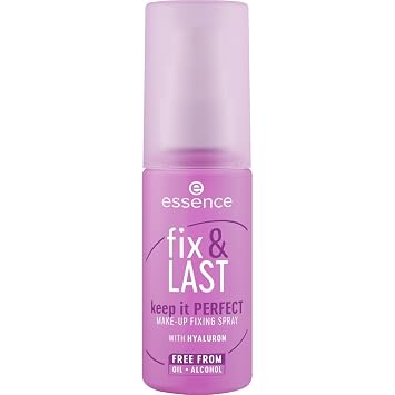 essence | Spray fijador de maquillaje Fix & Last Keep It Perfect | Sin peso, ajuste durante todo el día | Vegano y libre de crueldad
