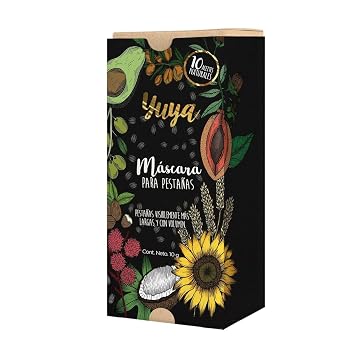 YuYa Maquillaje Libre de Crueldad - Rímel de Aceite Natural para Pestañas Largas y Voluminosas - ¡Un Básico Imperdible para Cualquier Rutina de Maquillaje!