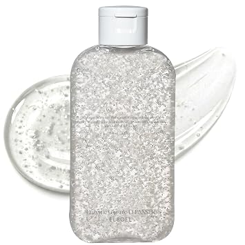ELROEL Limpiador de cápsulas enzimáticas – Limpiador facial exfoliante refinante y suave con enzima milagrosa y queratina, PHA y ácido hialurónico, cuidado de la piel coreano para todo tipo de piel