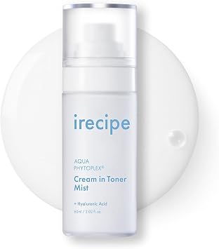 Aqua Phytoplex - Crema en niebla tónica, tóner lechoso con ácido hialurónico, niebla ultrafina para barrera cutánea y refinación de textura, no comedogénico, sin fragancia, vegano, cuidado de la piel coreano, 2.03 onzas