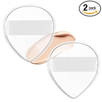 Esponja de maquillaje de silicona, 2 piezas, maquillaje de silicona