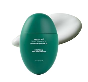 MANIA HOLIC Protector solar coreano para rostro SPF 40, sin fundición blanca, acabado ligero y mate, base de maquillaje, fórmula no grasa, protección UV de amplio espectro, apto para poros, cuidado de la piel coreano, 1.76 onzas líquidas