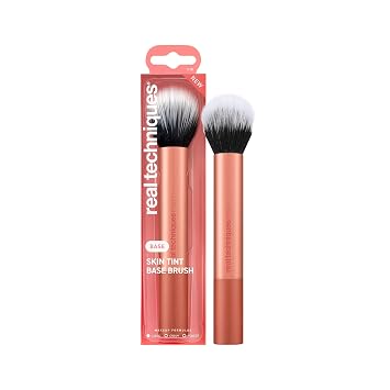Real Techniques Cepillo base de tinte de piel, cepillo de maquillaje de
