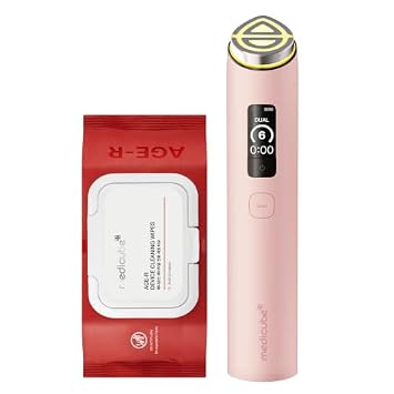 medicube Device Care Duo: Toallitas limpiadoras para dispositivos y Booster Pro X2 Pink