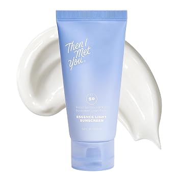 Then I Met You Essence Light Protector solar SPF 50, cuidado de la piel