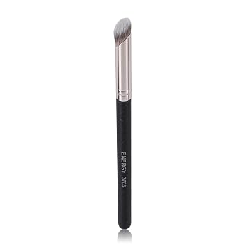 ENERGY Brocha correctora, maquillaje en ángulo para debajo de los ojos, cepillo de mezcla facial de precisión para base pequeña (cepillo corrector 370S)