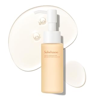 Sulwhasoo Espuma limpiadora suave, jabón facial coreano para todo tipo de piel, hidrata y rejuvenece, elimina la suciedad y las impurezas, suaviza la piel, limpiador hidratante - 6.76 onzas líquidas