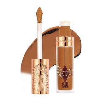 Charlotte Tilbury AIRbrush Corrector de desenfoque impecable – Corrector para ojeras, manchas y más – Hidratante, cobertura completa con un acabado mate natural
