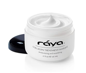 Raya Máscara de Tratamiento de Colágeno (604) | Máscara de Tratamiento Facial Nutritiva para Piel Mixta, Seca, Deshidratada y Opaca | Ayuda a Reducir Líneas y Arrugas