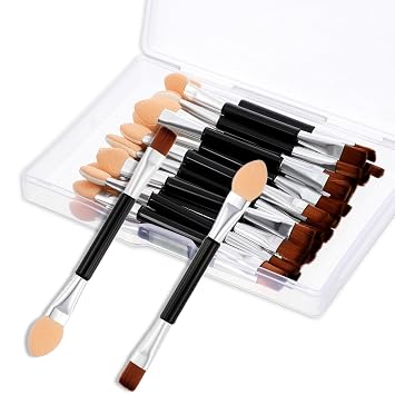 Aplicador de sombra de ojos de 2.95 pulgadas, pinceles de maquillaje de ojos desechables