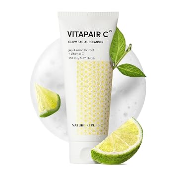 Nature Republic Vitapair C Glow Limpiador facial, 150 ml / 5.07 fl oz
