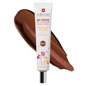 Erborian BB Crema Matte Beauty Balm SPF 20, Cuidado de la piel coreana para unificar el tono Maquillaje híbrido, hidrata y oculta, cobertura acumulable, acabado natural