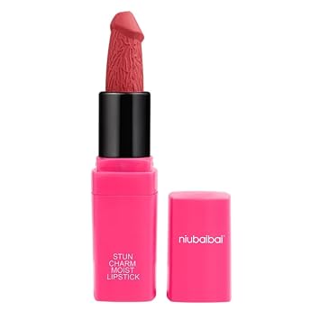 Divertido lápiz labial para mujer, diseño de hongos, fiestas de elefante blanco, Papá Noel secreto y sorpresas de cumpleaños, regalo novedoso perfecto para cumpleaños, día de San Valentín, Navidad y fiestas (Buffy)
