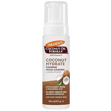 Palmer's Limpiador facial hidratante y espumoso con fórmula de aceite de