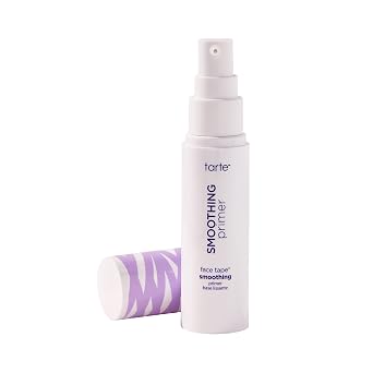 tarte Imprimación suavizante con cinta facial: imprimación de maquillaje infundida de larga duración sin peso con ácido hialurónico para hidratar, difuminar y suavizar la apariencia, acabado mate