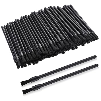 100 cepillos de labios, cepillos desechables para esmalte de uñas, cepillos de labios, varita de labios, aplicadores desechables, lápiz labial, brillo labial, varitas de esmalte de uñas, pinceles de maquillaje multifuncionales para mujeres