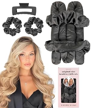 Original Satin Heatless Curls Overnight Curling Rod Set