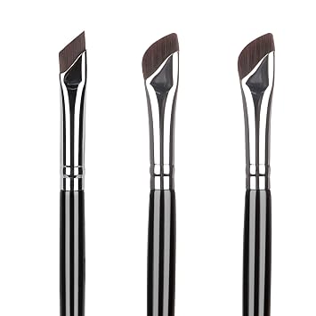Etercycle 3 pinceles delineadores de ojos en ángulo de hoz para un conjunto