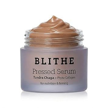BLITHE Suero prensado Tundra Chaga | Hidratante coreano | Crema antienvejecimiento y tensora de la piel para la cara | Crema de noche para mujer antienvejecimiento, 0.91 onzas líquidas