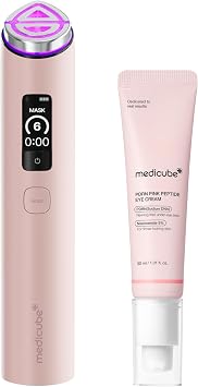 medicube Dispositivo para el cuidado de los ojos Duo: PDRN Eye Serum and Booster Pro X2 Pink