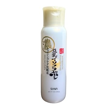 Sana Nameraka Honpo Aging Care - Loción de tóner facial, isoflavona de soja con retinol, 6.8 onzas líquidas, fabricado en Japón