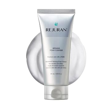 REJURAN Limpiador de espuma refinadora, limpiador facial c-PDRN®, 4.05 fl