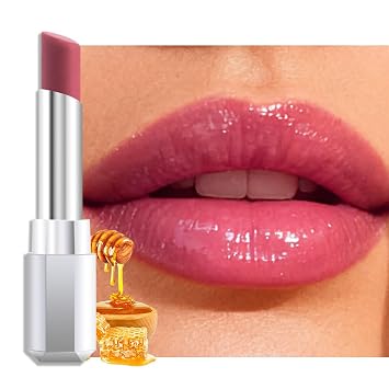 Rose Honey - Bálsamo labial teñido con lápiz labial – Lápiz labial hidratante Shine para mujeres, color de labios hidratante natural nutritivo para labios secos, tinte de maquillaje ligero y transparente, vegano, 1 unidad, rosa #05