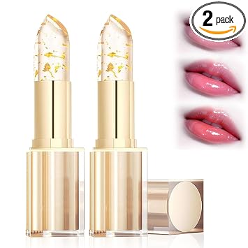 Lápiz labial que cambia de color para mujeres mayores, 2 piezas