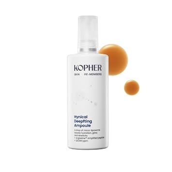 KOPHER Hynical - Ampolla reafirmante profunda | Complejo antienvejecimiento de triple densidad | Argireline 2% + Rebox 0.5% + colágeno de hortensia Jeju | Firmeza 24 horas | Cuidado de la piel coreano | 2.03 onzas líquidas