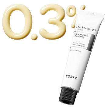 COSRX Retinol 0.3% Cream, Crema antienvejecimiento para ojos y cuello (0.67