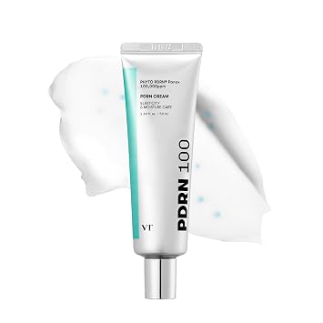 VT COSMETICS Crema PDRN 100, Crema Hidratante Nutritiva y Restauradora con 100,000 ppm de PDRN Vegano, Crema Hidratante Ligera para una Piel de Vidrio Luminosa, Cuidado de la Piel Coreano