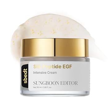 SUNGBOON EDITOR Silk Peptide EGF Crema intesiva para líneas finas