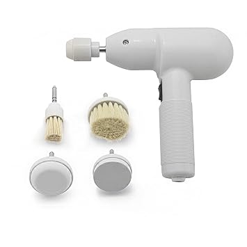 Elitzia Cepillo de limpieza facial eléctrico giratorio de 2 vías