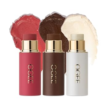 Ogee Face Stick Crystal Trio - Colección de maquillaje en barra de contorno