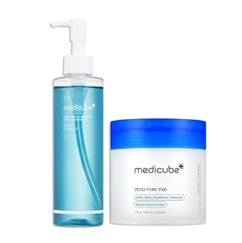 medicube Zero Pore Care Duo para pieles impecables - Aceite limpiador y