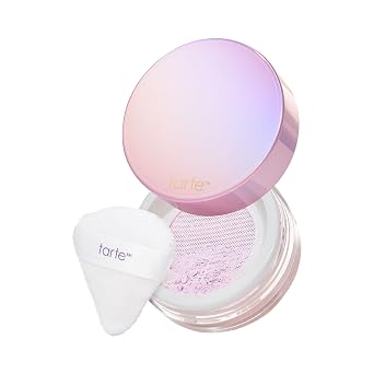 tarte Polvo fijador sin arrugas – Polvo facial presionado y suelto, fórmula ligera que absorbe el aceite para un acabado duradero, vegano y libre de crueldad