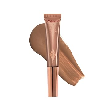 Charlotte Tilbury Hollywood Varita de Contorno Líquida - Barra de Contorno de Fácil Uso y Bronceador Líquido para Esculpir y Dar Forma - Deja un Acabado Esculpido de Aspecto Natural